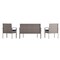 Flash Furniture 4 Piece Gray Patio Set with Navy Cushions JJ-S312-GYNV-GG - alternate 6